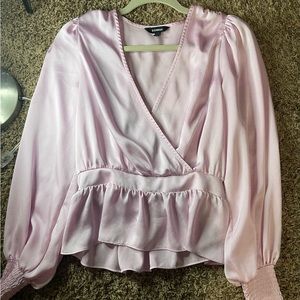 Light pink women’s Express blouse